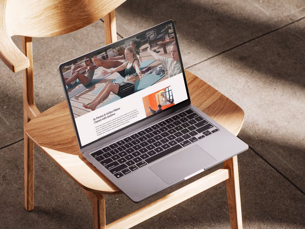 Andrew Raeburn Personal training Website design and development